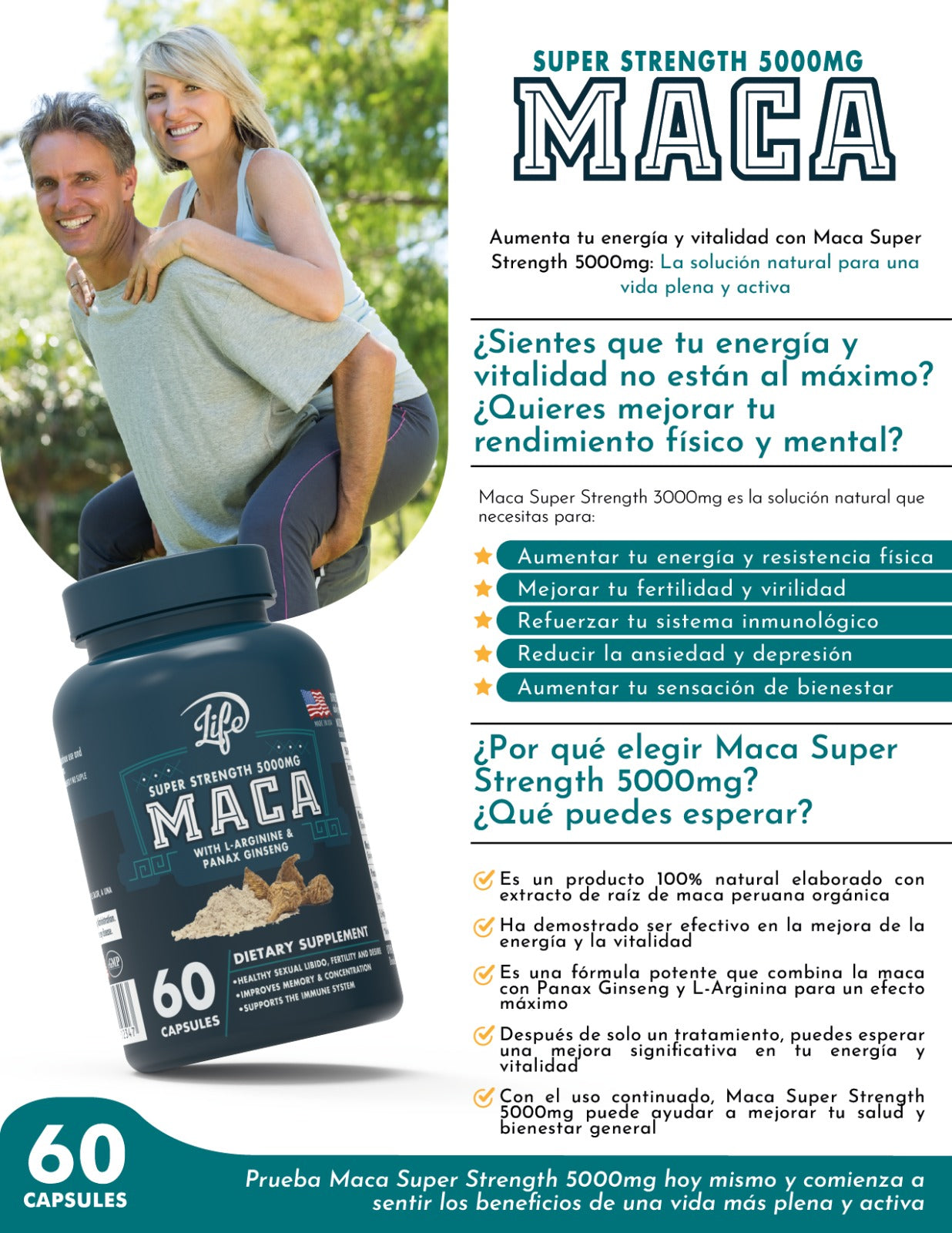MACA 60 CAPSULAS