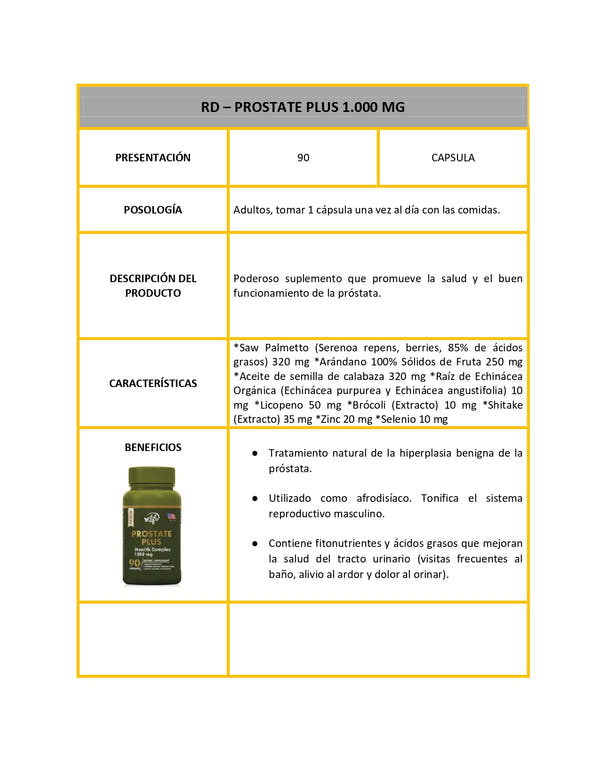 PROSTATE PLUSS X 90 CAPSULAS