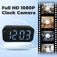 Mini Cámara Espía Reloj de Seguridad Oculta WIFI 1080P Detector