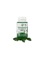 ASHAWAGANDA (GINSENG INDIO) + B12 X 90 CAPSULAS