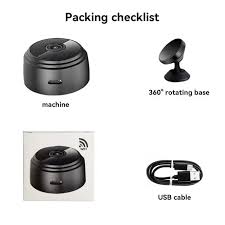 MINI CAMARA A9 1080p Inalámbrica Wifi Smart Home Vigilancia (200 UND X CAJA)