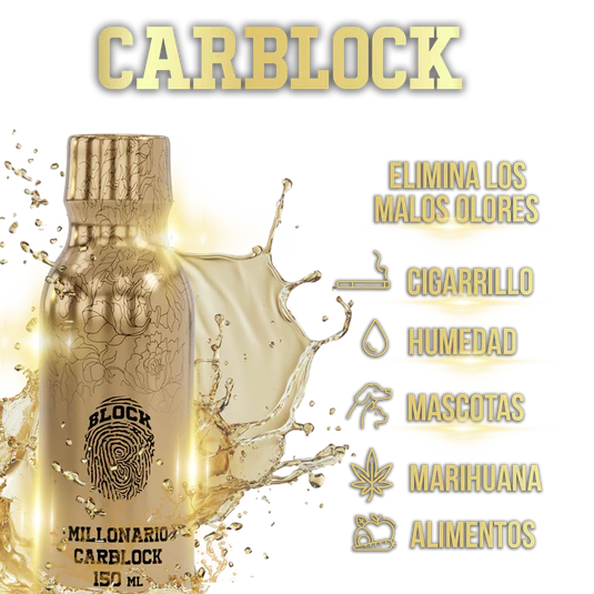 CARBLOCK PERFUME PARA AUTO AROMA MILLONARIO