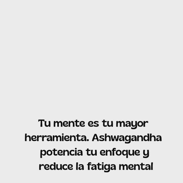 ASHAWAGANDA (GINSENG INDIO) + B12 X 90 CAPSULAS