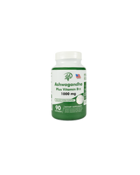 ASHAWAGANDA (GINSENG INDIO) + B12 X 90 CAPSULAS