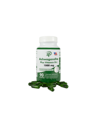 ASHAWAGANDA (GINSENG INDIO) + B12 X 90 CAPSULAS