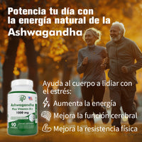 ASHAWAGANDA (GINSENG INDIO) + B12 X 90 CAPSULAS