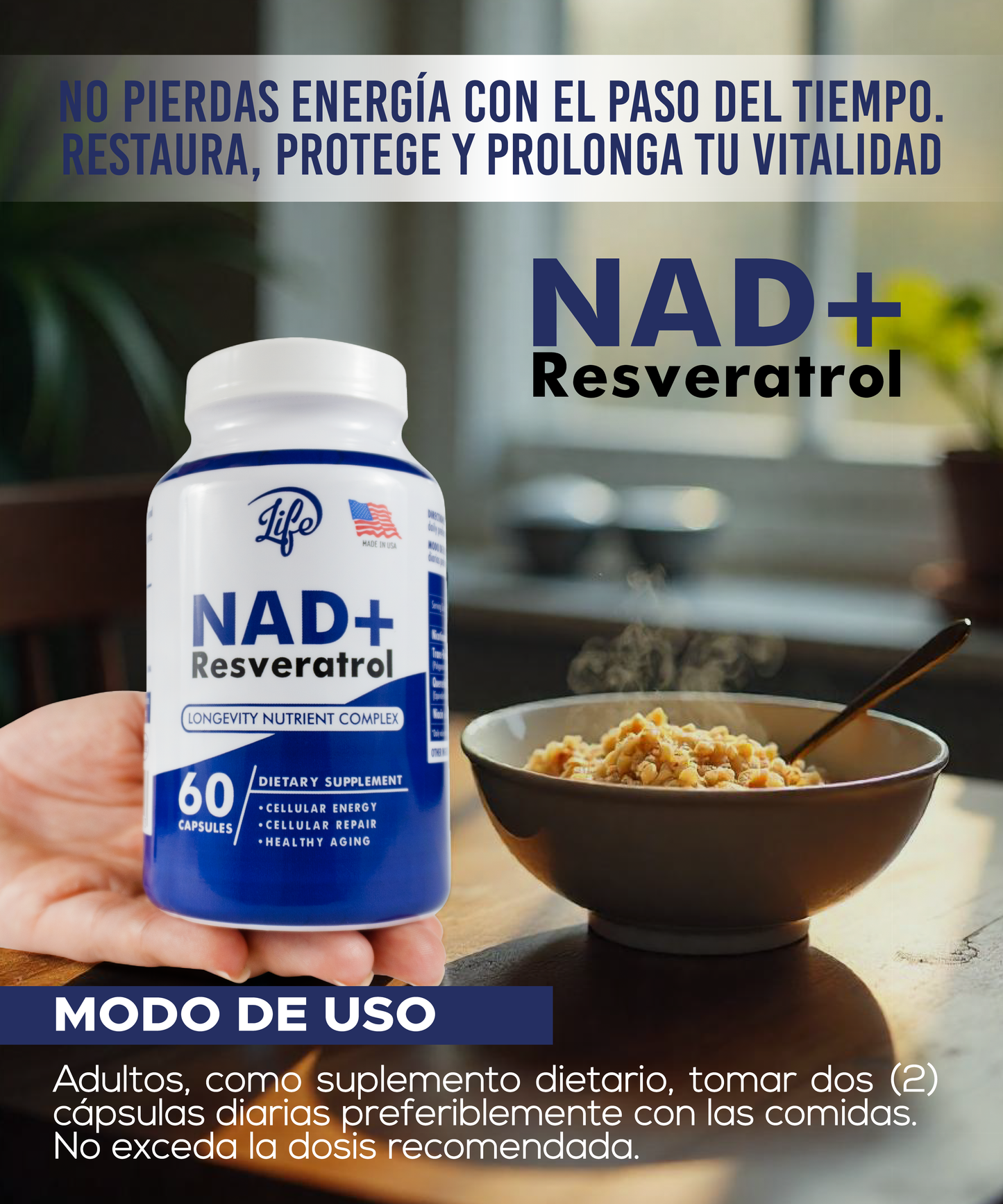 NAD + Resveratrol